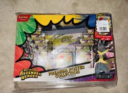Pokemon TCG Ascended Heroes Mega Lucario Premium Poster Collection Slight Dent - Image 1
