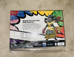 Pokemon TCG Ascended Heroes Mega Lucario Premium Poster Collection Slight Dent - Image 2
