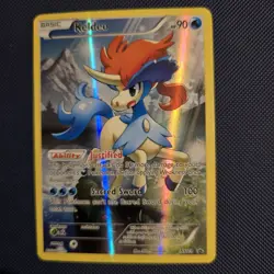 Pokemon Card - Keldeo XY118 - Black Star Promo Full Art Holo - Image 1
