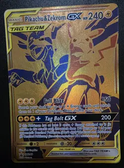 Pikachu & Zekrom GX Tag Team SM248 Promo Sun & Moon Pokemon 2021 A - Image 1