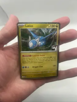 101/132 Latios Prize Pack Series 8 Stamped Pokemon TCG Mega Cosmos Holo - Image 3