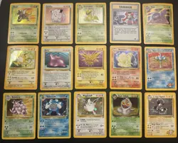 Vintage WOTC Pokemon TCG Rare Holo Lot of 15 - Image 1