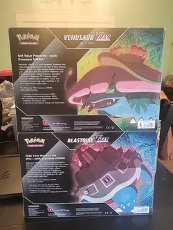 TWO Pokemon: TCG Blastoise & Venusaur Vmax Battle Box Booster SWSH103 SWSH102 820650808456 - Image 2