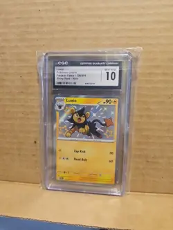 Luxio 136/091 S&V: Paldean Fates Shiny Holo Rare Pokemon TCG CGC 10 Gem Mint - Image 1