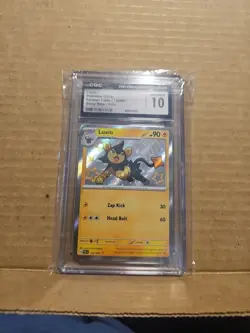 Luxio 136/091 S&V: Paldean Fates Shiny Holo Rare Pokemon TCG CGC 10 Gem Mint - Image 5
