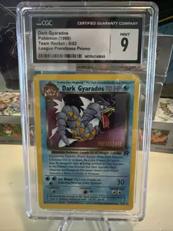 Dark Gyarados Pokemon 1999 Team Rocket 8/82 Team Rocket Prerelease Promo Gcg 9 - Image 1