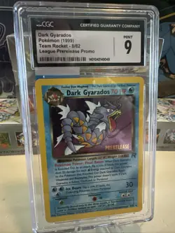 Dark Gyarados Pokemon 1999 Team Rocket 8/82 Team Rocket Prerelease Promo Gcg 9 - Image 3