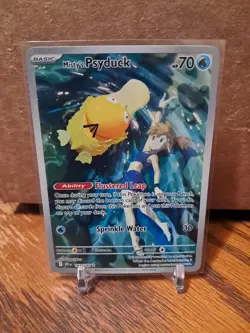 Pokemon TCG #193/182 Misty’s Psyduck Illustration Rare Sv10: Destined Rivals NM - Image 2