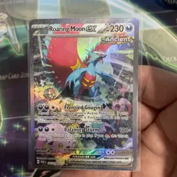 Roaring Moon EX 251/182SV04: Paradox Rift Holo Pokemon NM TCG SIR - Image 1