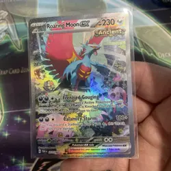 Roaring Moon EX 251/182SV04: Paradox Rift Holo Pokemon NM TCG SIR - Image 2