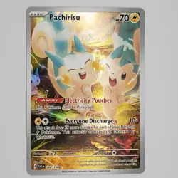 Pachirisu Illustration Rare SV01: Scarlet & Violet 208/198 NM Pokemon TCG - Image 1