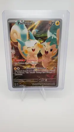 Pachirisu Illustration Rare SV01: Scarlet & Violet 208/198 NM Pokemon TCG - Image 3