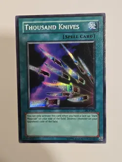 Yugioh Thousand Knives PCY-003 Parallel Secret Rare MP - Image 2