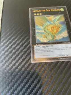 Yugioh Leviair the Sea Dragon 1st Edition Ultimate Rare GENF-EN043 LP - Image 3