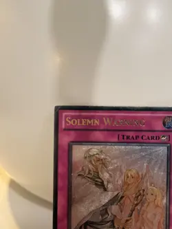 Solemn Warning (UTR) DREV-EN077 Duelist Revolution Unlimited Ultimate Rare LP - Image 5