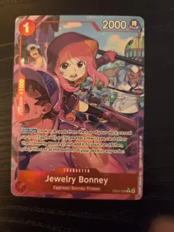 One Piece Card Game Jewelry Bonney EB04-002 Alt Art OP14 ENGLISH - Image 1