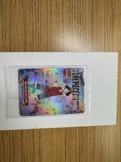 Bandai Namco One Piece CCG Monkey D. Luffy US Voyage Promo Holo Card P-055 - Image 1