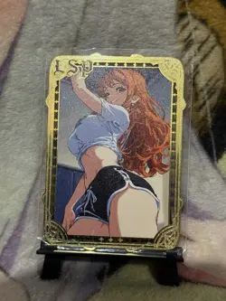 GODDESS STORY LSP #057/100 NAMI ONE PIECE GOLD METAL ANIME CARD - Image 1