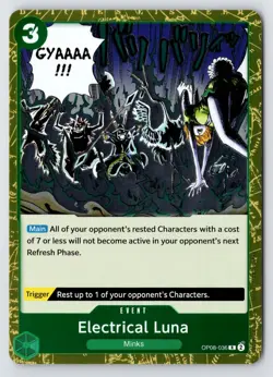 Electrical Luna #OP08-036 Two Legends Foil One Piece - Image 1