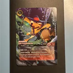 Disney Lorcana Negaduck-Public Enemy Number One Floodborn Foil Super Villain 23… - Image 1