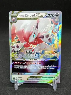 Hisuian Zoroark VSTAR 147/196 Lost Origin Pokemon Card Ultra Rare Holo NM - Image 1