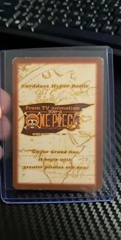 BANDAI One Piece Hyper Battle S96 LUFFY ZORO CREW SCARCE EARLY CARD - Image 2