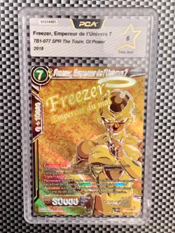 TB1-077 SPR Signature ⭐ PCA 6 Tres bon ⭐ Dragon Ball Super Card Game FR 2018 - Image 1