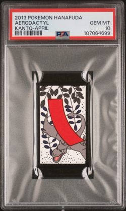 Aerodactyl Pokemon Hanafuda 2013 Graded Pokemon Card - PSA 10 - Image 1
