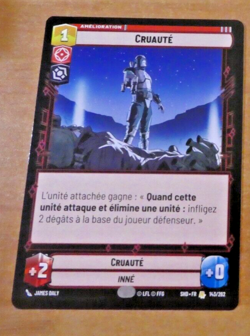 STAR WARS OMBRES DE LA GALAXIE UNLIMITED CARD GAME TCG CARTE 143/262 R SHD.FR M - Image 1