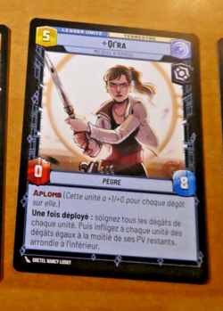 STAR WARS OMBRES DE LA GALAXIE UNLIMITED CARD GAME TCG CARTE 002/262 R SHD.FR M - Image 2