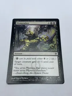 Dismember - New Phyrexia - MTG - UNC - Magic The Gathering - Image 2