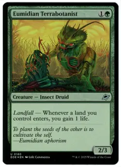 Eumidian Terrabotanist (Foil) - 0180 - Edge of Eternities - MTG - NM Ships Now - Image 1