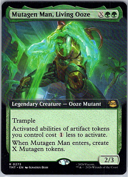 MTG Mutagen Man, Living Ooze NM - Teenage Mutant Ninja Turtles (TMT) 124 R - Image 1