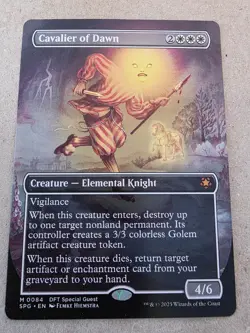 Cavalier of Dawn - (Borderless) Special Guests Regular - Mtg - Image 1