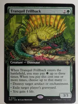 MTG - Tranquil Frillback - MAT - R - Ext Art - 164 - Image 1