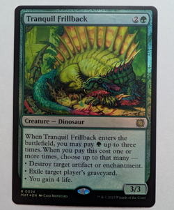 MTG - Tranquil Frillback - MAT - R - Foil - 24 - Image 1
