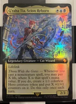 Magic The Gathering Final Fantasy Foil Extended Art G'raha Tia, Scion Reborn 172 - Image 1