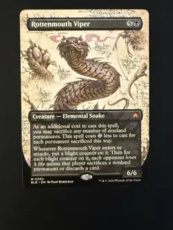 Rottenmouth Viper (Borderless) Bloomburrow Regular - Image 1