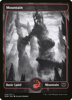 MTG *Full Art Mountain 274 X4* (NM) Innistrad: Crimson Vow Magic Free Shipping - Image 1