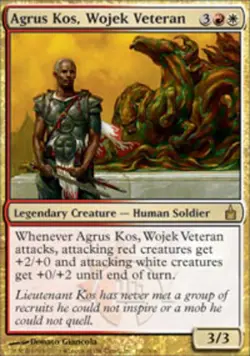 1x Agrus Kos, Wojek Veteran - Foil Light Play MTG Magic - Kid Icarus - - Image 1