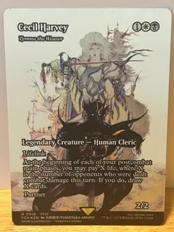 Cecil Harvey, Tymna the Weaver (Showcase foil) - Final Fantasy FCA MTG 0018 - Image 1