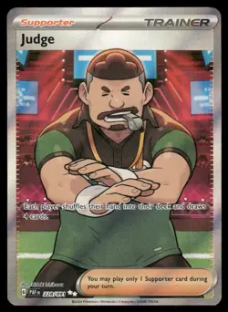 Pokemon Cards Judge 228/091 Paldean Fates Ultra Rare NM *3 - Image 1