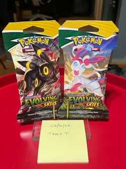 Pokemon Sword & Shield Evolving Skies Sleeved Booster Pack - Image 1