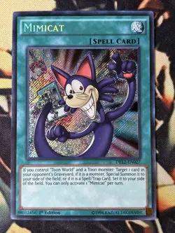 Yugioh:Mimicat - DRL2-EN027 - Secret Rare - 1st Edition - LP - Image 1