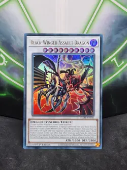 Yugioh Black-Winged Assault Dragon DABL-EN042 1st Edition Ultra Rare NM - Image 1