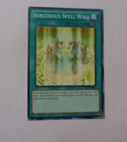 Sorcerous Spell Wall YS14-EN021 (Common, 1st Edition, Excellent / VLP) Yugioh - Image 1