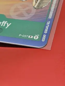 Monkey.D.Luffy 1st Anniversary Tournament P-037 One Piece Promo Stamped Foil! - Image 5