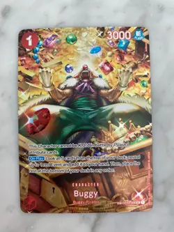 One Piece Buggy (SP) (OP03-008/294) OP03 Pillars of Strength NM FOIL - Image 1