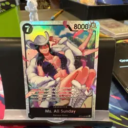 Ms. All Sunday OP14-064 Holofoil One Piece Baroque Works English - Image 1