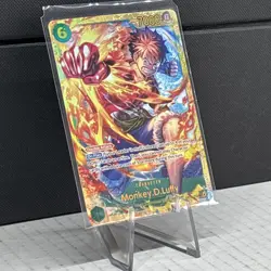 One Piece TCG Monkey.D.Luffy OP13-118 SEC Carrying On His Will ENGLISH NM Secret - Image 3